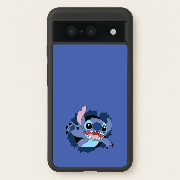 Torn Blue Alien  - Disney Phone Case for Google Pixel 8