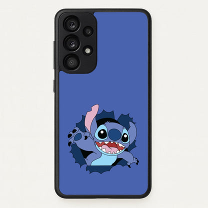 Torn Blue Alien  - Disney Phone Case for Galaxy A53