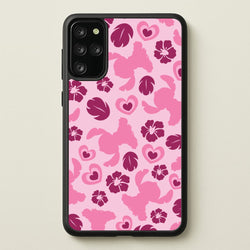 Pink Alien Silhouette Pattern  - Disney Phone Case for Galaxy S20 Plus