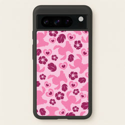 Pink Alien Silhouette Pattern  - Disney Phone Case for Google Pixel 8 Pro