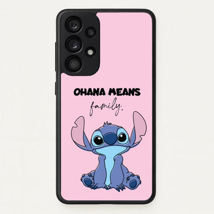 Ohana Means Family Pink  - Disney Phone Case for Galaxy A33
