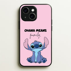 Ohana Means Family Pink  - Disney Phone Case for iPhone 15