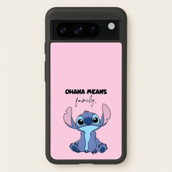 Ohana Means Family Pink  - Disney Phone Case for Google Pixel 8 Pro