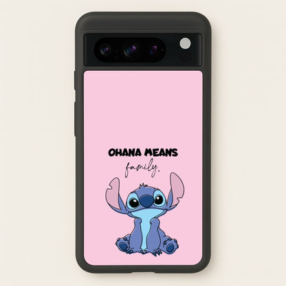 Ohana Means Family Pink  - Disney Phone Case for Google Pixel 8 Pro