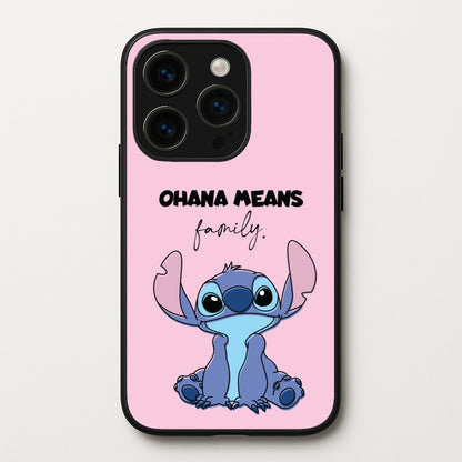 Ohana Means Family Pink  - Disney Phone Case for iPhone 15 Pro