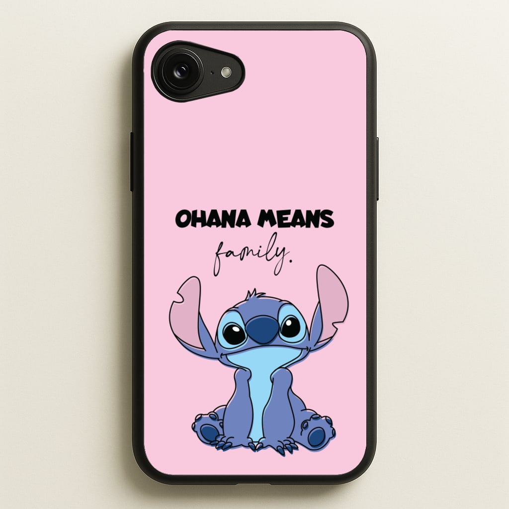 Ohana Means Family Pink  - Disney Phone Case for iPhone 16e