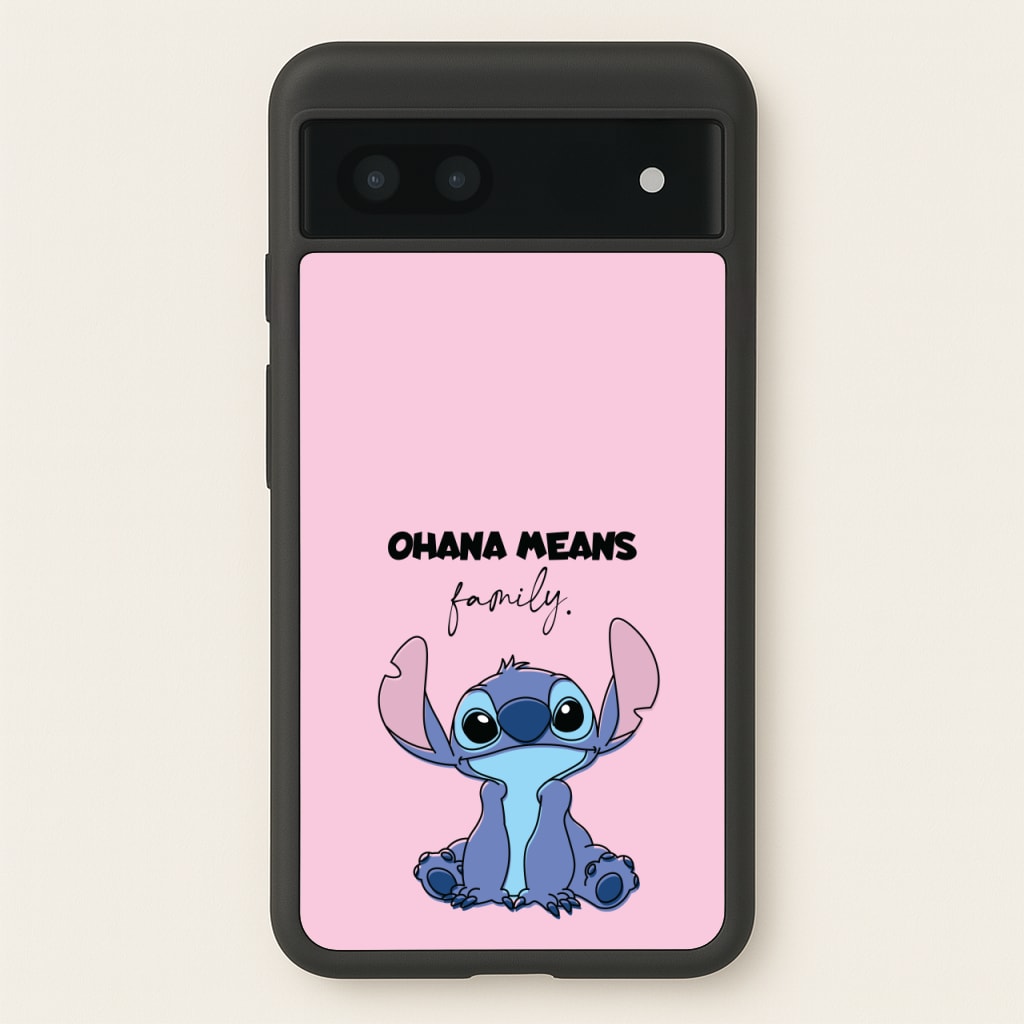 Ohana Means Family Pink  - Disney Phone Case for Google Pixel 7a