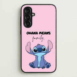 Ohana Means Family Pink  - Disney Phone Case for Galaxy A16