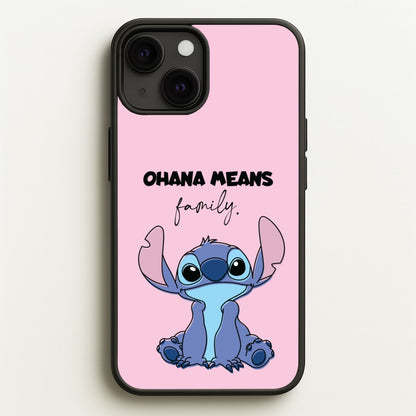 Ohana Means Family Pink  - Disney Phone Case for iPhone 13