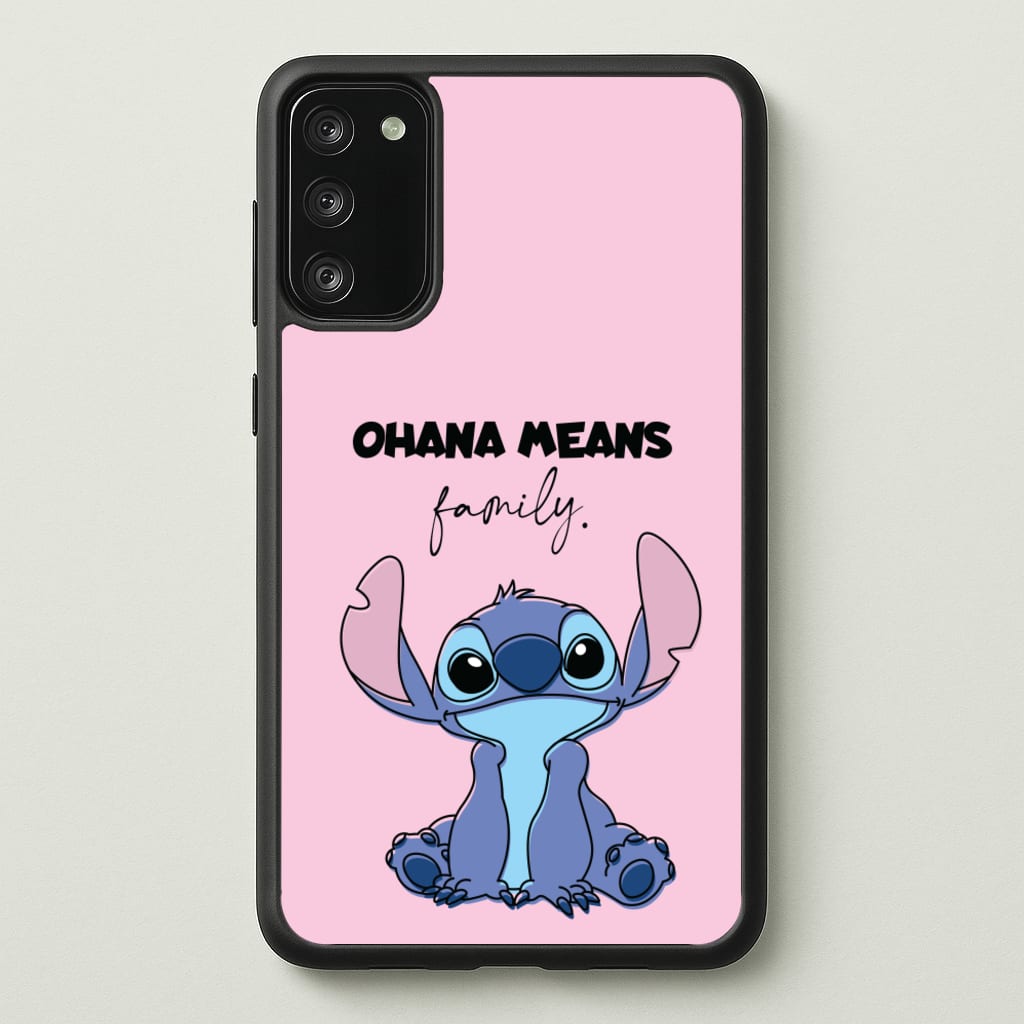 Ohana Means Family Pink  - Disney Phone Case for Galaxy S20FE