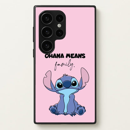 Ohana Means Family Pink  - Disney Phone Case for Galaxy S24 Ultra