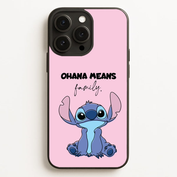 Ohana Means Family Pink  - Disney Phone Case for iPhone 12 Pro Max