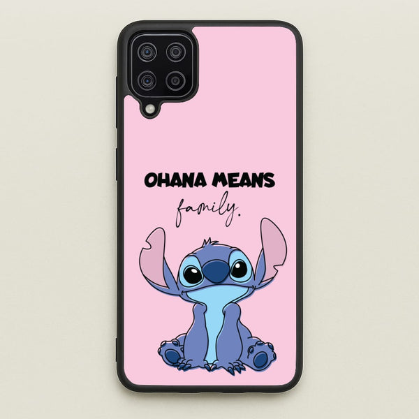 Ohana Means Family Pink  - Disney Phone Case for Galaxy A12