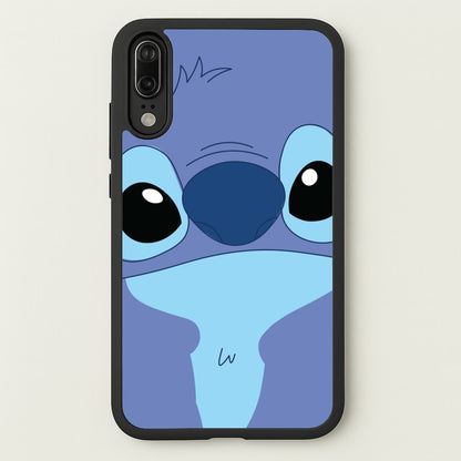 Blue Alien Face  - Disney Phone Case for Huawei P20