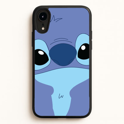 Blue Alien Face  - Disney Phone Case for iPhone XR