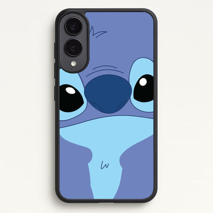 Blue Alien Face  - Disney Phone Case for Galaxy S25 Edge