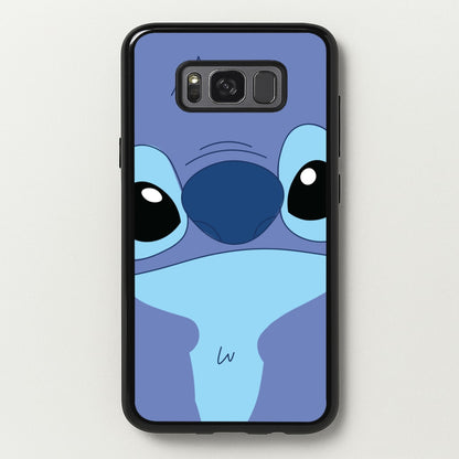 Blue Alien Face  - Disney Phone Case for Galaxy S8 Plus