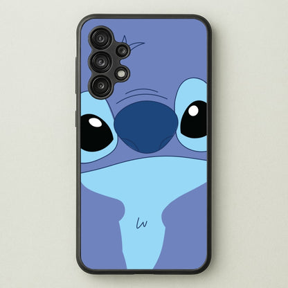 Blue Alien Face  - Disney Phone Case for Galaxy A13