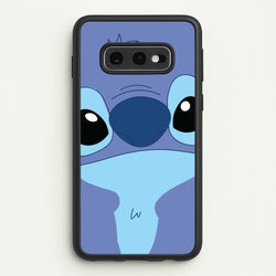 Blue Alien Face  - Disney Phone Case for Galaxy S10e