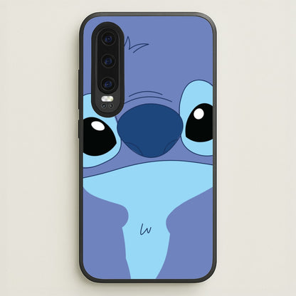 Blue Alien Face  - Disney Phone Case for Huawei P30