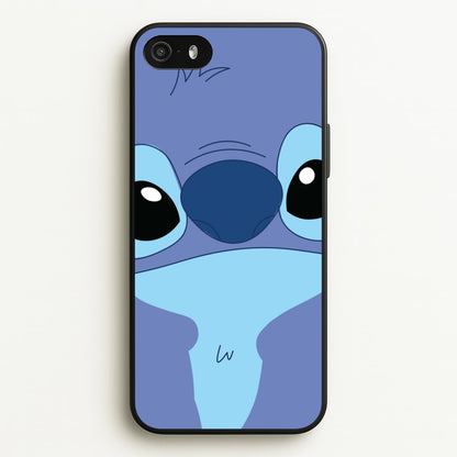 Blue Alien Face  - Disney Phone Case for iPhone 5 / 5s / SE 2016