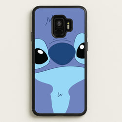 Blue Alien Face  - Disney Phone Case for Galaxy S9
