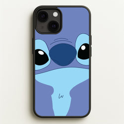 Blue Alien Face  - Disney Phone Case for iPhone 13 Mini