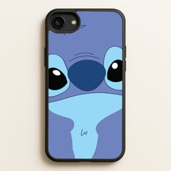 Blue Alien Face  - Disney Phone Case for iPhone 6 / 7 / 8 / SE