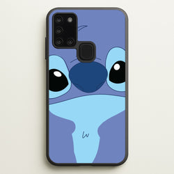 Blue Alien Face  - Disney Phone Case for Galaxy A21s