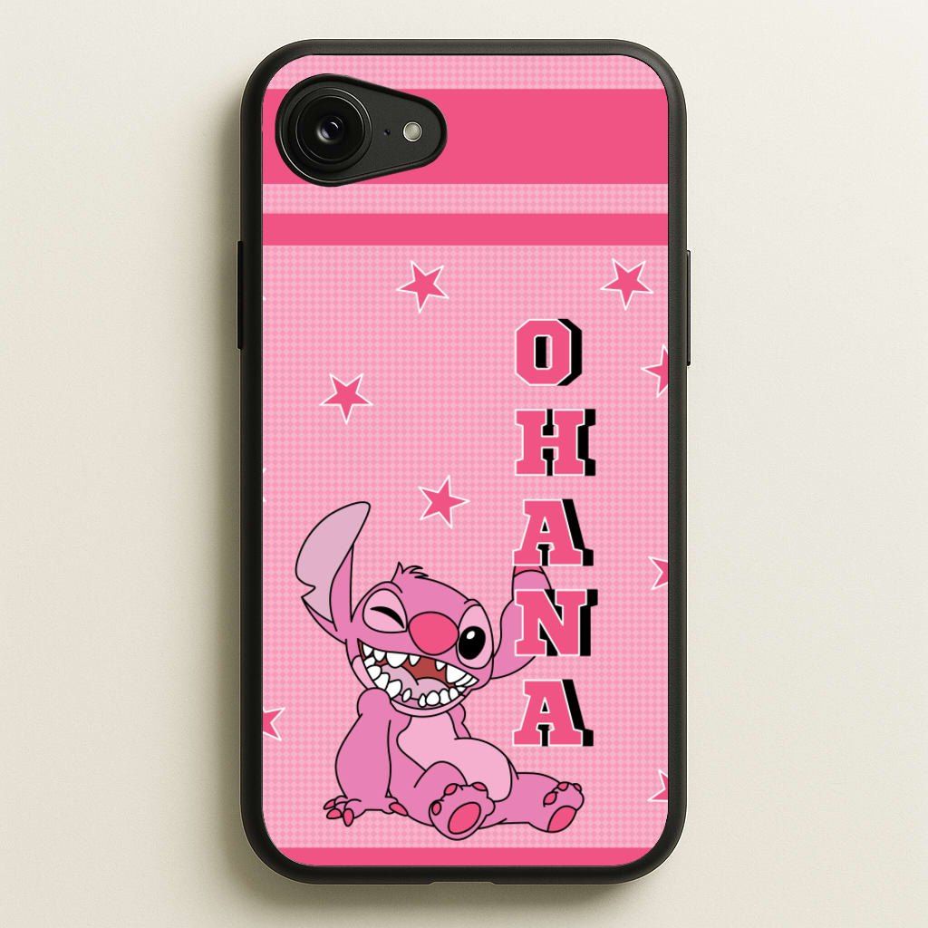 Pink Alien Ohana  - Disney Phone Case for iPhone 16e