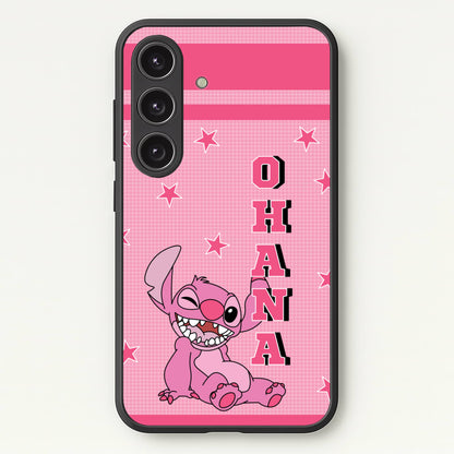 Pink Alien Ohana  - Disney Phone Case for Galaxy S25