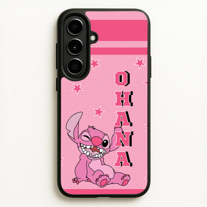 Pink Alien Ohana  - Disney Phone Case for Galaxy A56