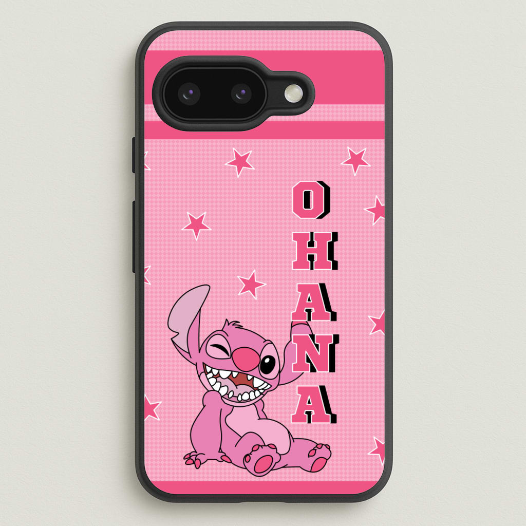 Pink Alien Ohana  - Disney Phone Case for Google Pixel 9a