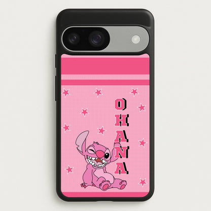 Pink Alien Ohana  - Disney Phone Case for Google Pixel 9 / 9 Pro