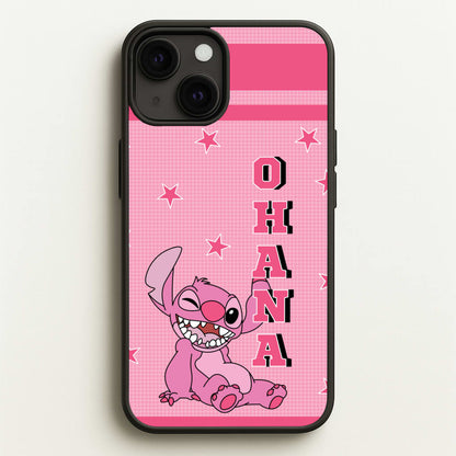 Pink Alien Ohana  - Disney Phone Case for iPhone 13