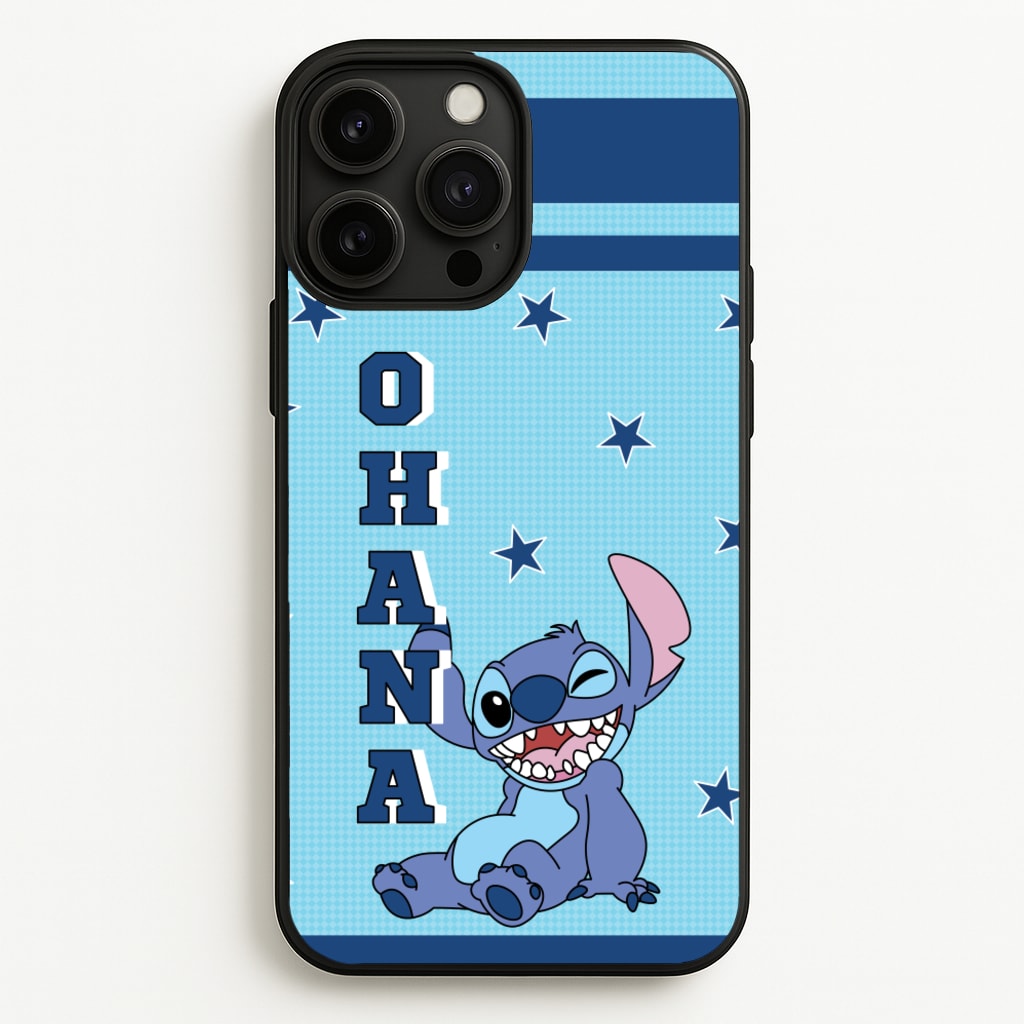 Blue Alien Ohana  - Disney Phone Case for iPhone 13 Pro Max