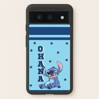 Blue Alien Ohana  - Disney Phone Case for Google Pixel 8a