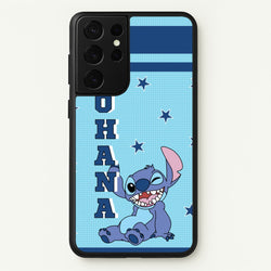 Blue Alien Ohana  - Disney Phone Case for Galaxy S21 Ultra