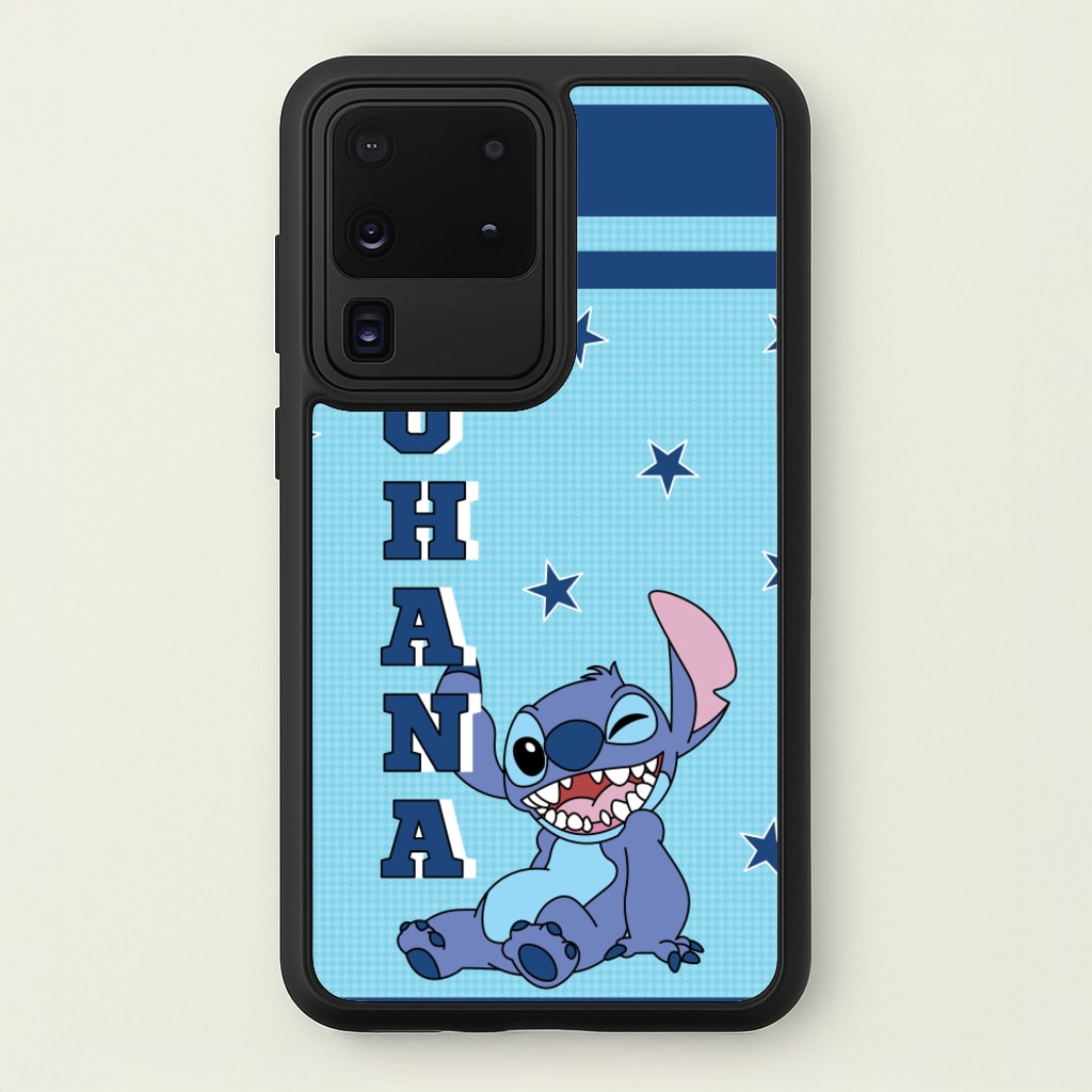 Blue Alien Ohana  - Disney Phone Case for Galaxy S20 Ultra