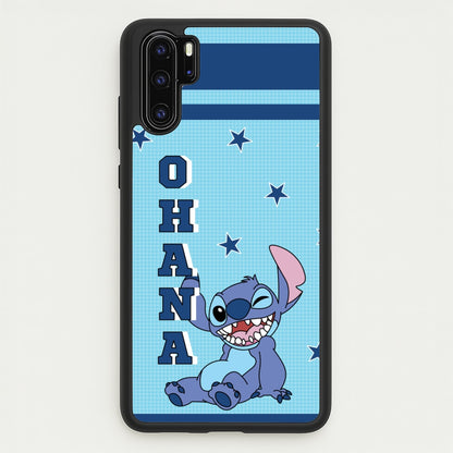 Blue Alien Ohana  - Disney Phone Case for Huawei P30 Pro