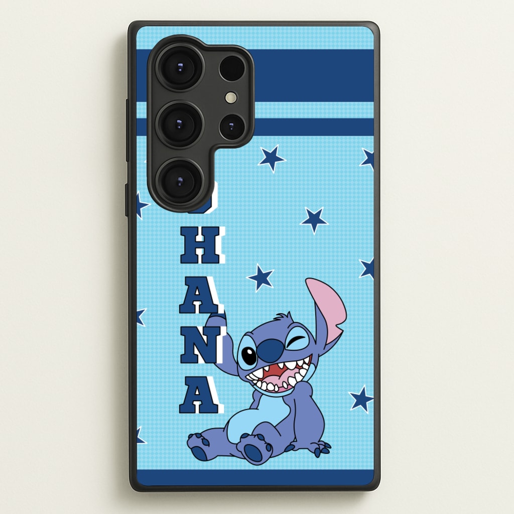 Blue Alien Ohana  - Disney Phone Case for Galaxy S25 Ultra