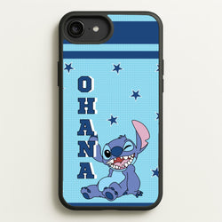 Blue Alien Ohana  - Disney Phone Case for iPhone 6 Plus / 7 Plus / 8 Plus