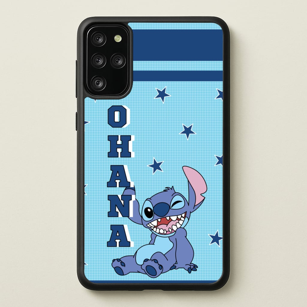 Blue Alien Ohana  - Disney Phone Case for Galaxy S20 Plus