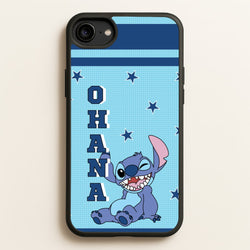Blue Alien Ohana  - Disney Phone Case for iPhone 6 / 7 / 8 / SE