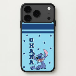 Blue Alien Ohana Phone Case for iPhone 17 Pro