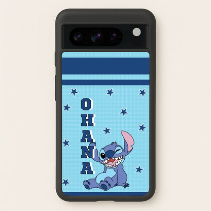 Blue Alien Ohana  - Disney Phone Case for Google Pixel 8 Pro