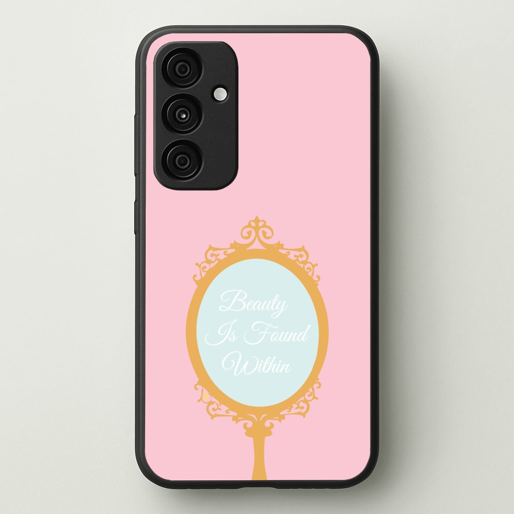 Beauty Is Found Within Mirror  - Disney Phone Case for Galaxy A35