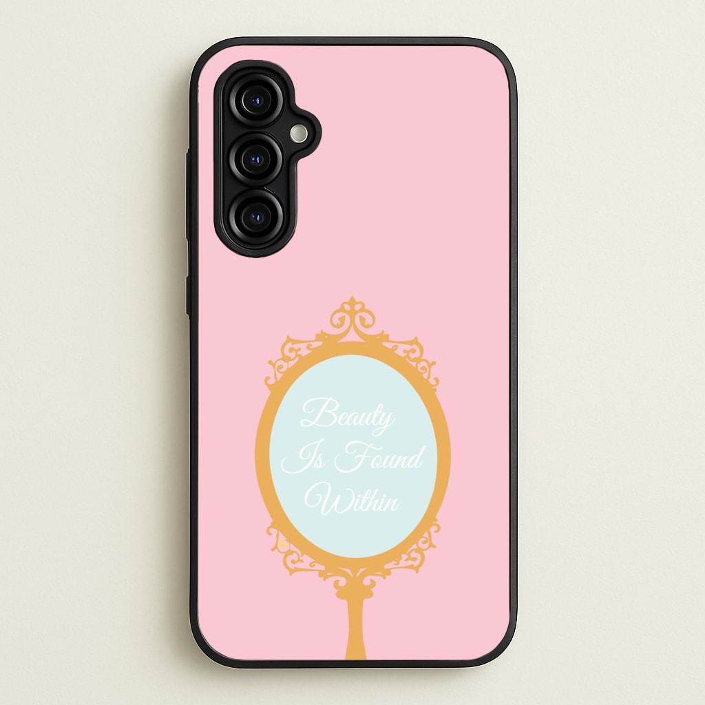 Beauty Is Found Within Mirror  - Disney Phone Case for Galaxy A54