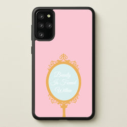 Beauty Is Found Within Mirror  - Disney Phone Case for Galaxy S20 Plus