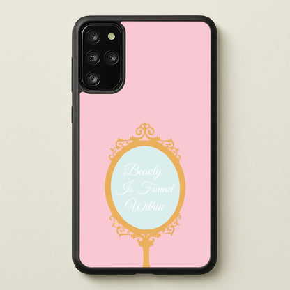 Beauty Is Found Within Mirror  - Disney Phone Case for Galaxy S20 Plus